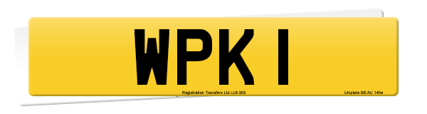 Registration number WPK 1